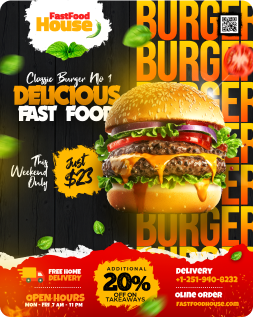 Burger Poster